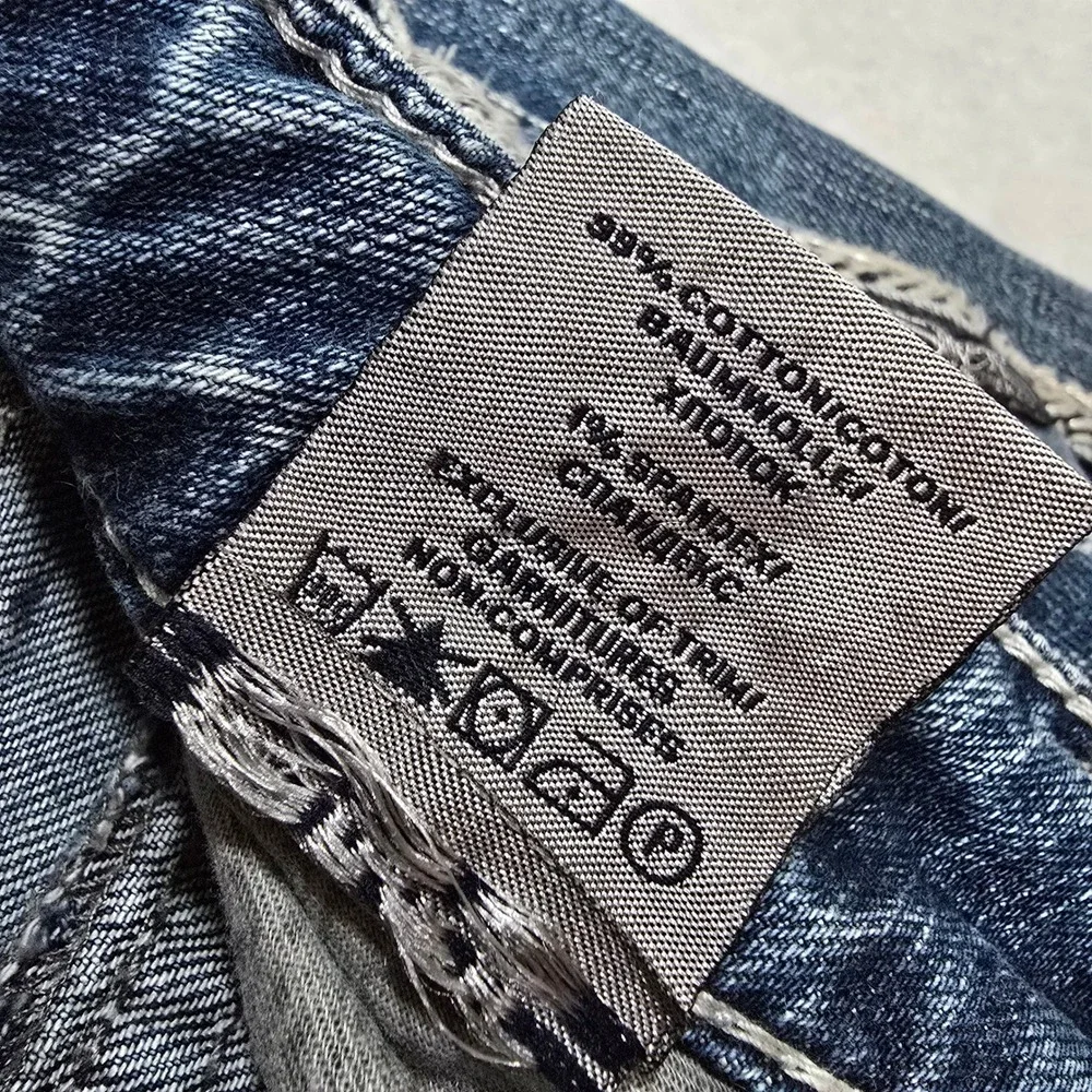 Silver Jeans Co Suki Mid Slim Bootcut Blue Denim Braided Seam W30 L33